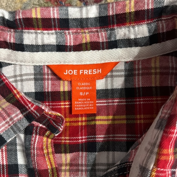 Joe Fresh Plaid Button Down - Picture 2 of 5